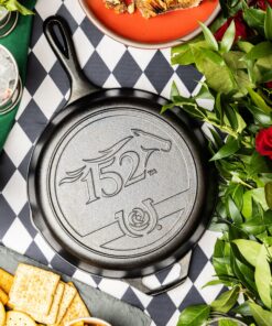 10.25 Inch Seasoned Cast Iron Kentucky Derby Skillet