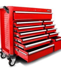 Daytona D655PS 655-Piece Tool Set (Including a 43-Inch, 12-Drawer Red Rolling Tool Cabinet)