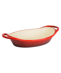 Alternative view of Enameled Oval Casserole