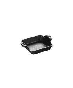 Heat-Treated 10 Ounce Square Cast Iron Mini Server 