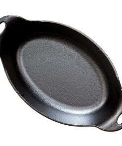 Alternative view of Heat-Treated 16 Ounce Cast Iron Oval Server
