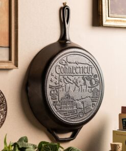 Alternative view of American Road Trip: 12 Inch Seasoned Cast Iron Skillet, Connecticut