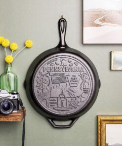 Alternative view of American Road Trip: 12 Inch Seasoned Cast Iron Skillet, Pennsylvania