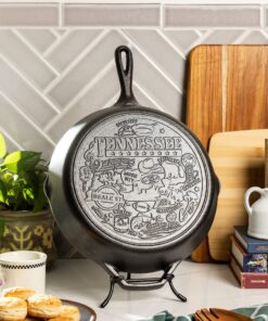 Alternative view of American Road Trip: 12 Inch Seasoned Cast Iron Skillet, Tennessee