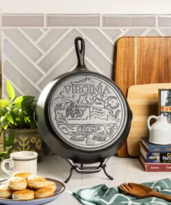 Alternative view of American Road Trip: 12 Inch Seasoned Cast Iron Skillet, Virginia