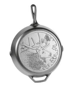 Wildlife Series™ 12 Inch Cast Iron Elk Skillet