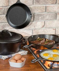 Alternative view of Seasoned Cast Iron 5 Piece Set