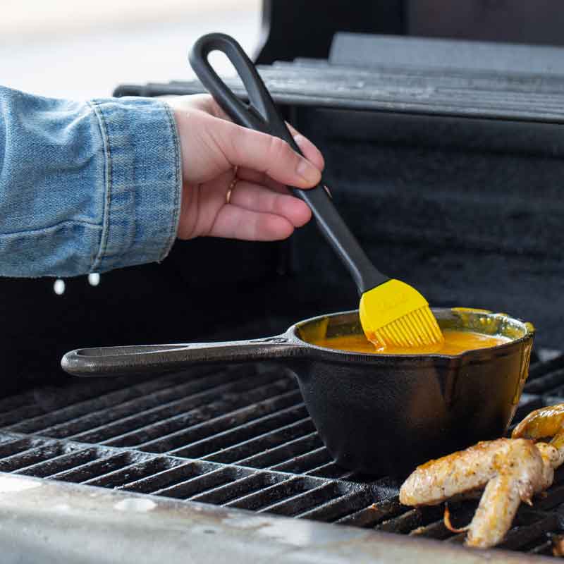 Cast Iron Melting Pot and Silicone Brush - Image 3