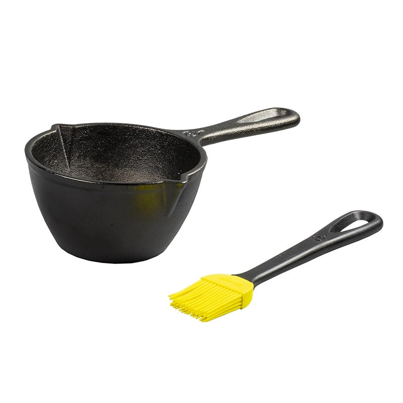 Cast Iron Melting Pot and Silicone Brush - Image 12