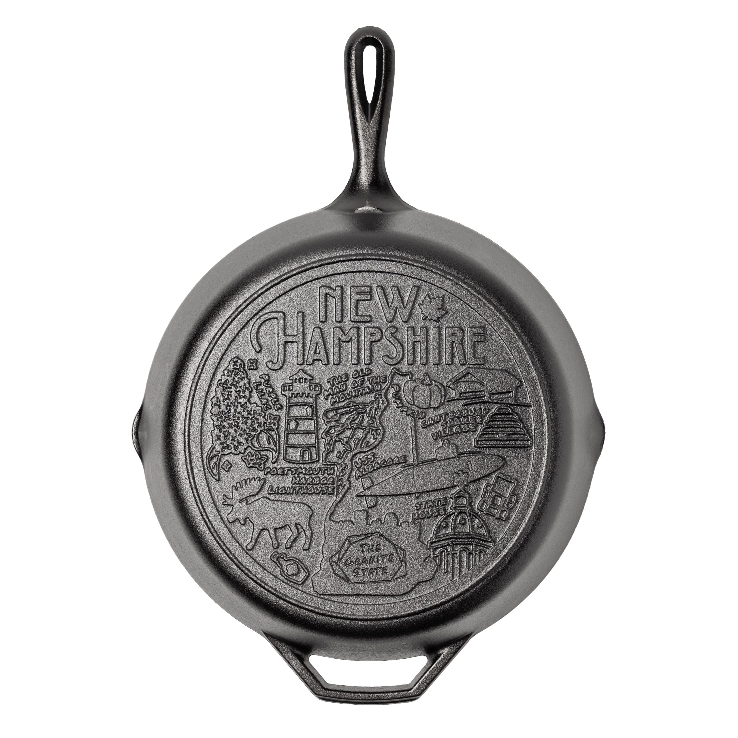 American Road Trip: 12 Inch Seasoned Cast Iron Skillet, New Hampshire - Image 6