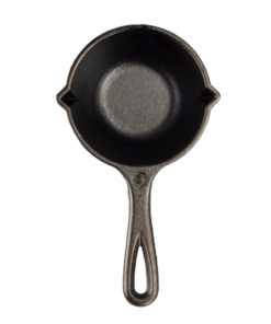 Alternative view of Cast Iron Melting Pot and Silicone Brush