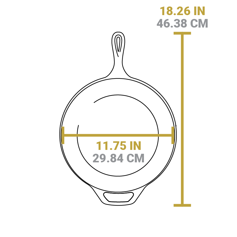 Cast Iron Deep Skillet - Image 10