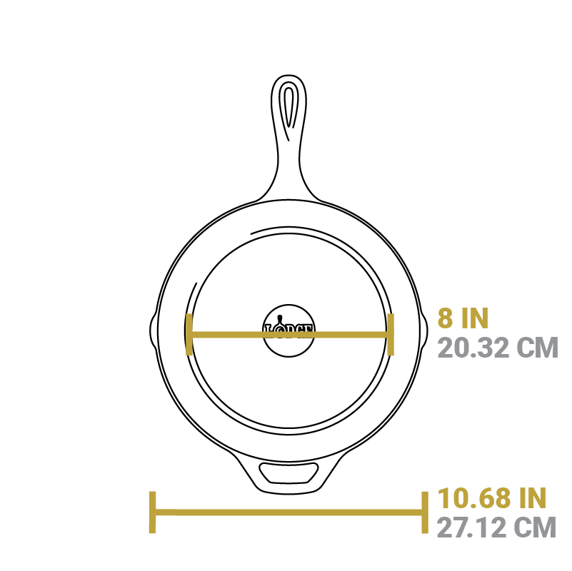 Round Cast Iron Grill Pan - Image 32