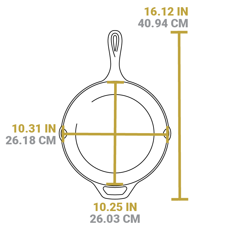 Lodge 10.25 Inch Seasoned Cast Iron Cardinal Skillet - Image 5